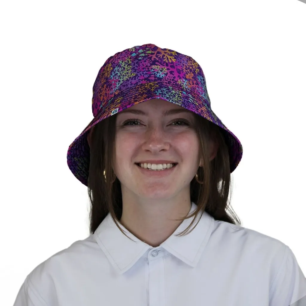 Science Marine Biology Rainbow Coral Bucket Hat