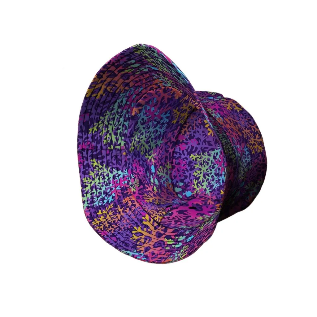 Science Marine Biology Rainbow Coral Bucket Hat