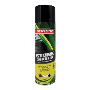 SEPTONE Stoneshield Solvent Based Elasticised Coating 400g Aerosol Black