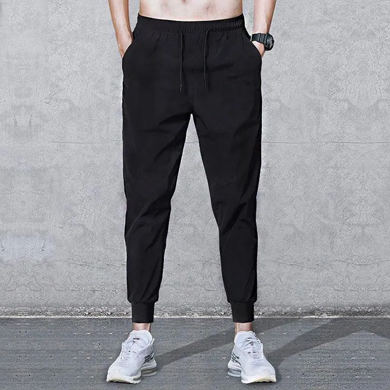 Sporty Loose Trendy Black Slim Fit Pants