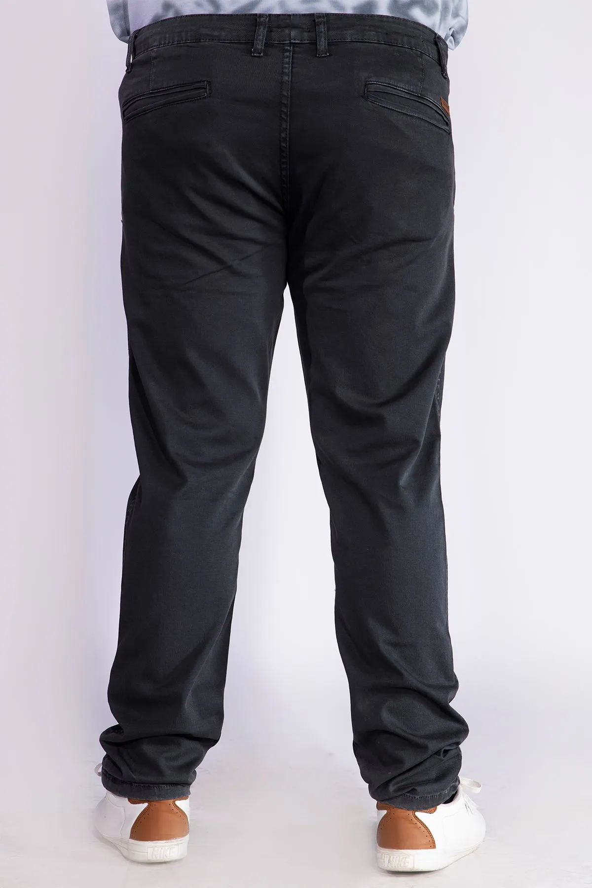 Stretchy Vulcan Grey Chinos (Plus Size) - W21 - MC0009P