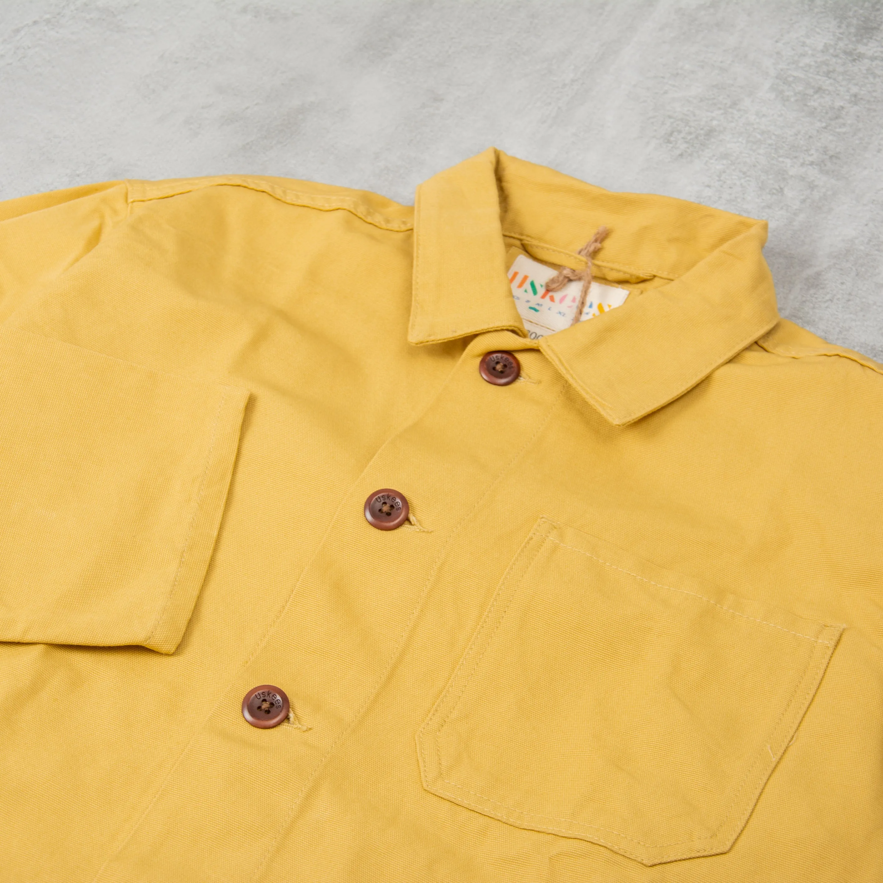 Uskees 3001 Button Overshirt - Citronella