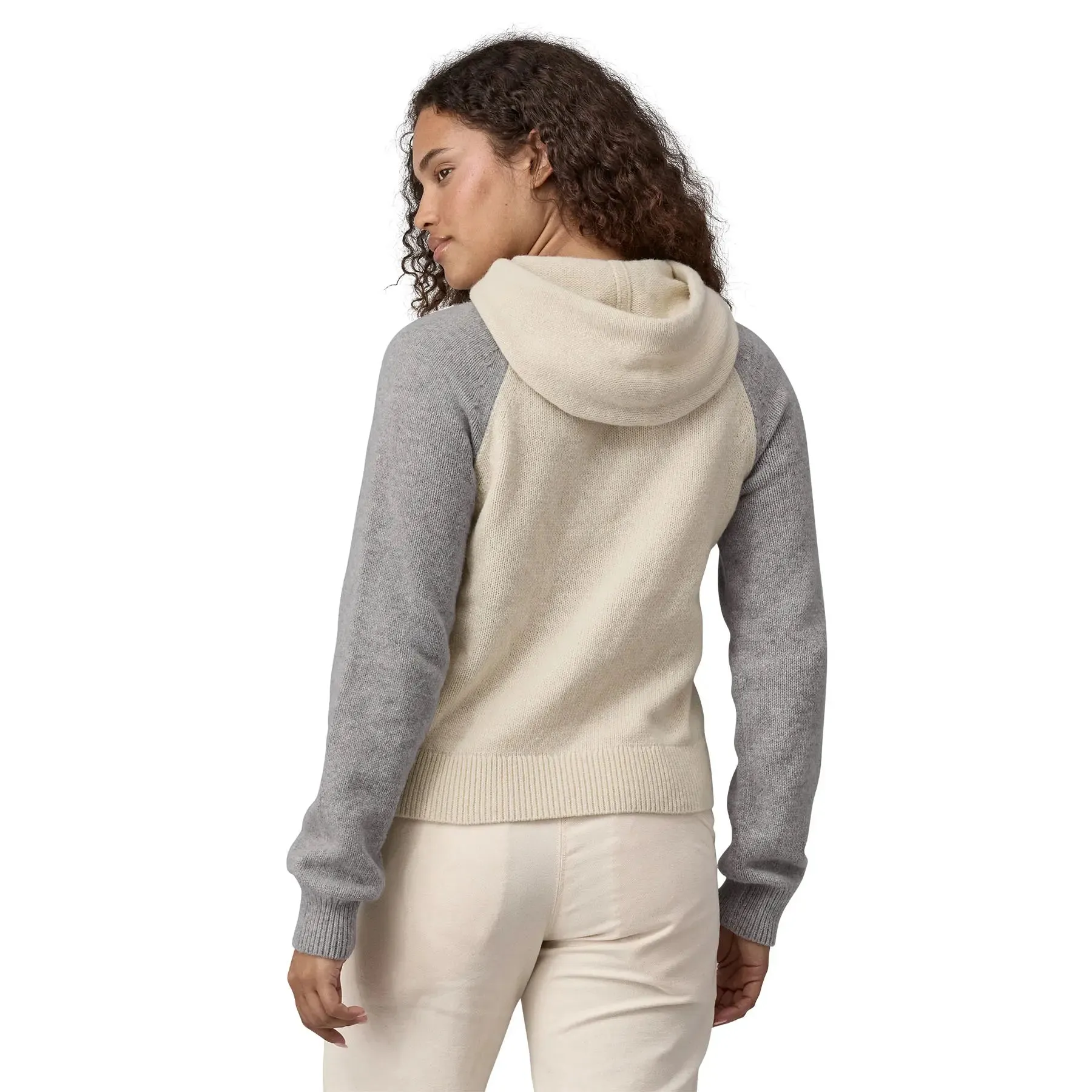 Women's Recycled Wool-Blend Hooded Pullover Sweater