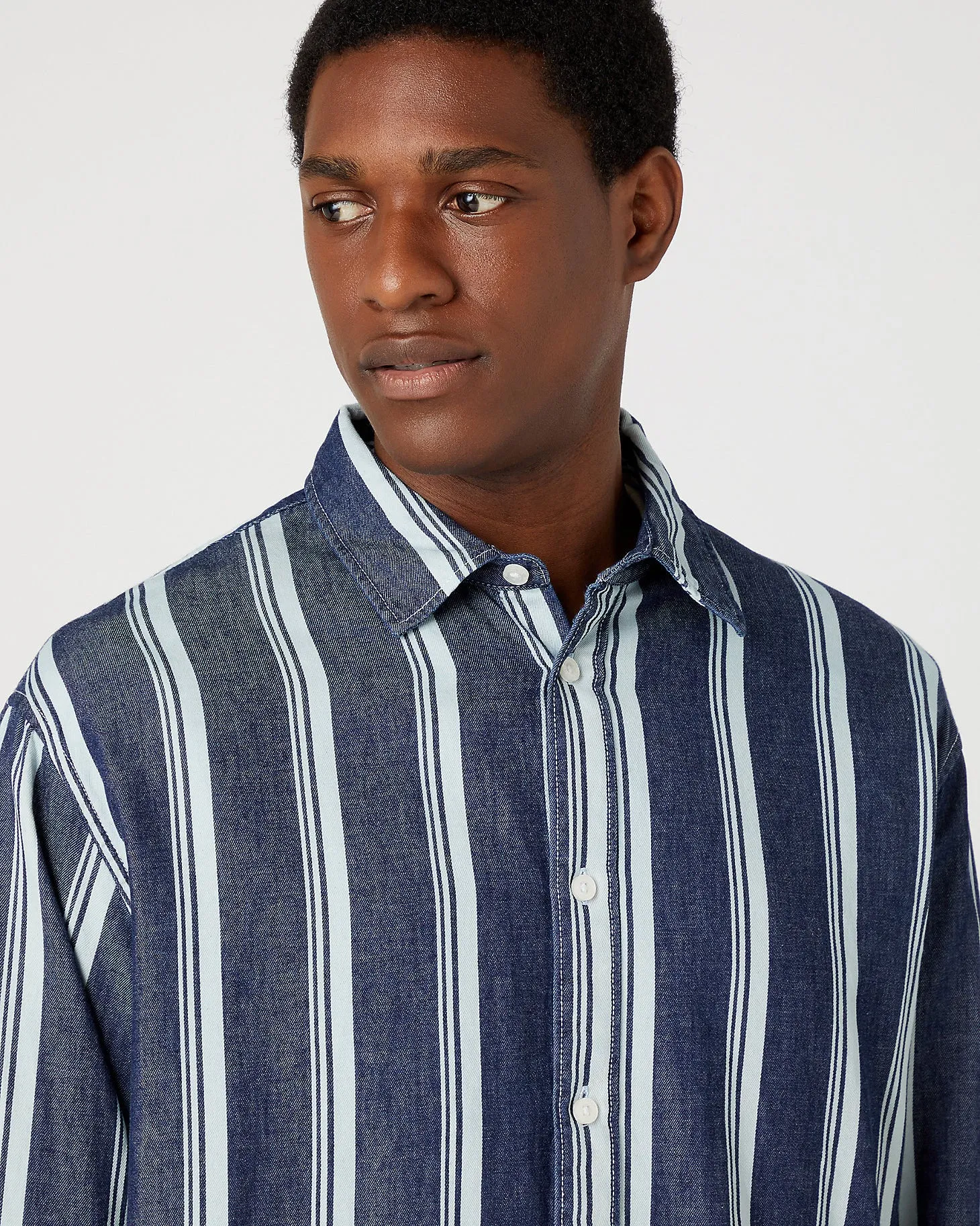 Wrangler Non Pocket Shirt - Navy