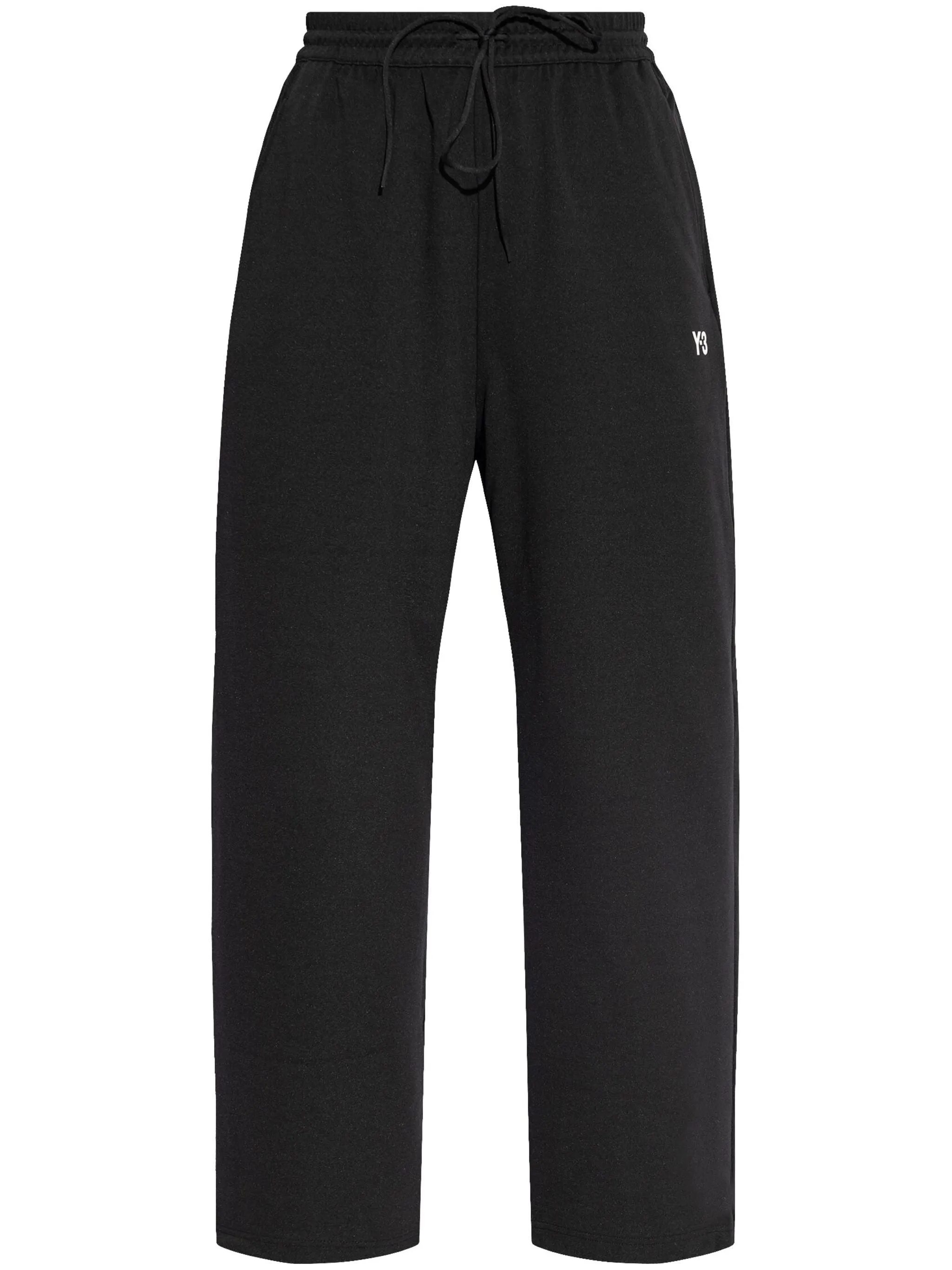 Y-3 LOGO-PRINT TRACK PANTS